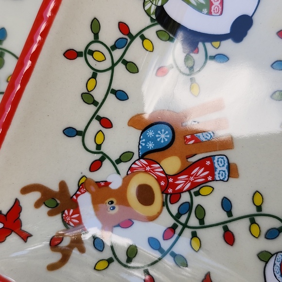 NWOT TEMP-TATIONS WINTER WHIMSY SET OF 2 DISHES - Picture 2 of 11